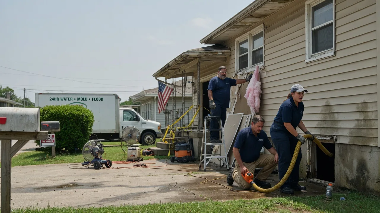 Water Damage Repair in Pink Hill, NC near me